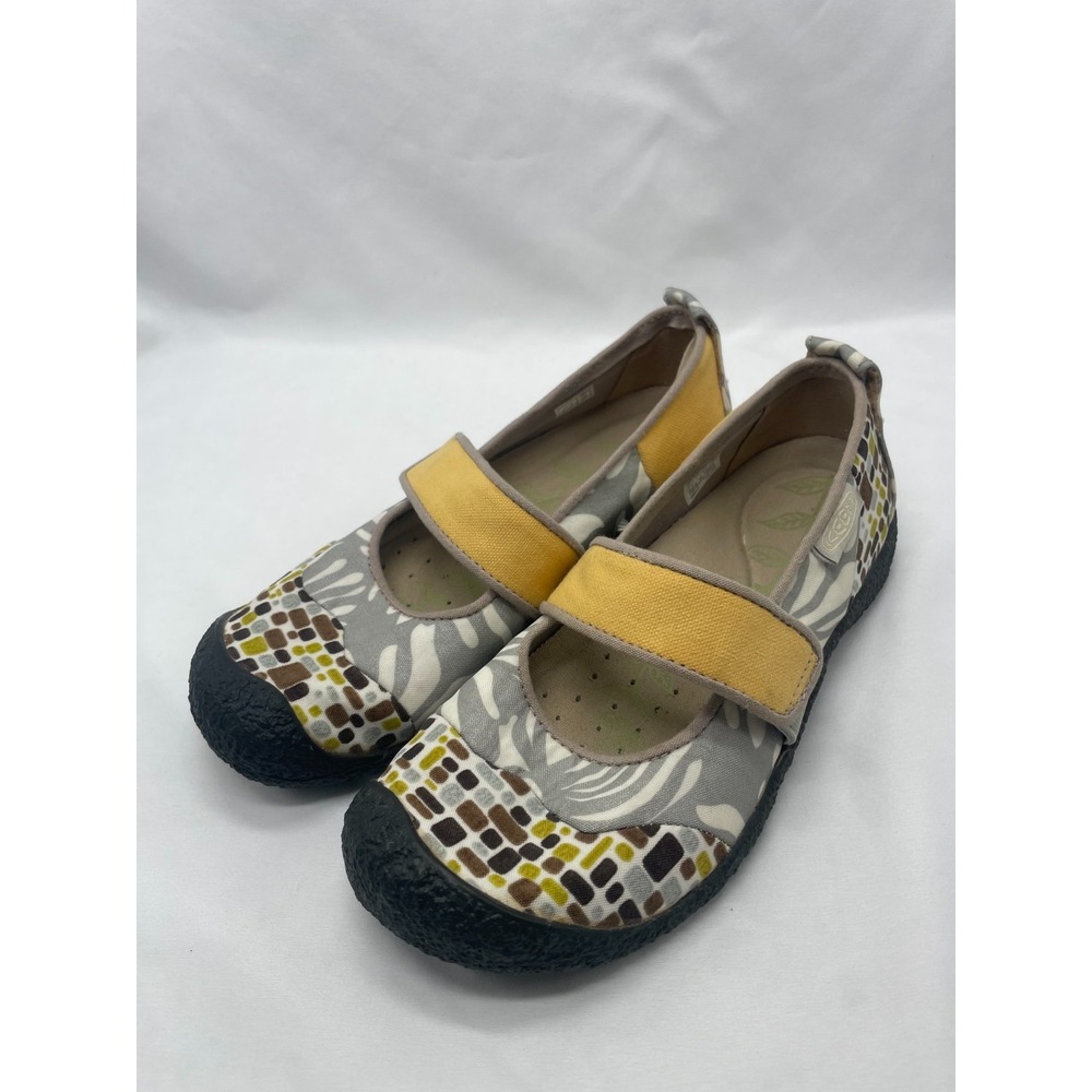 Keen Women's Mimosa Harvest Mary Janes Sz 7 Canvas Slip On Comfort Shoes